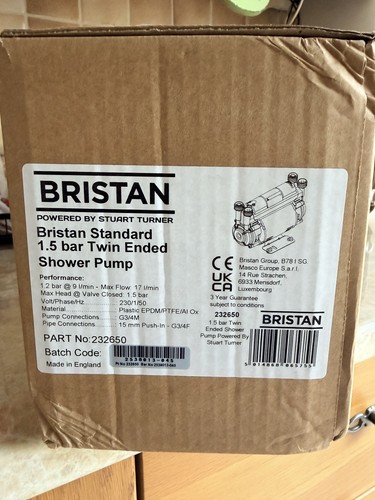 New bristan 232650 twin - bristan,