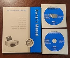 Owner's Manual/Guide Dell All-in-One 926 Printer with 2 Driver & Utilities Discs