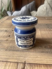 Vintage Delft Blue Mustard Pot