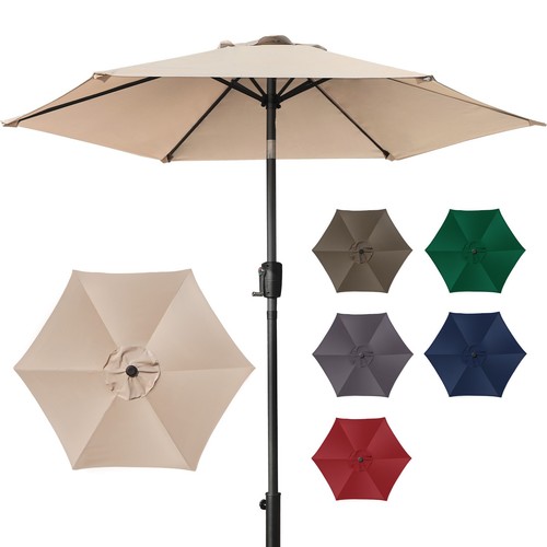 Large parasol garden table - 2m,