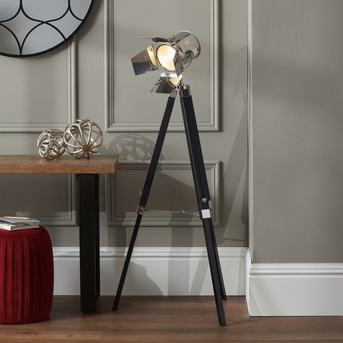 Industrial tripod floor - industrial, lamp