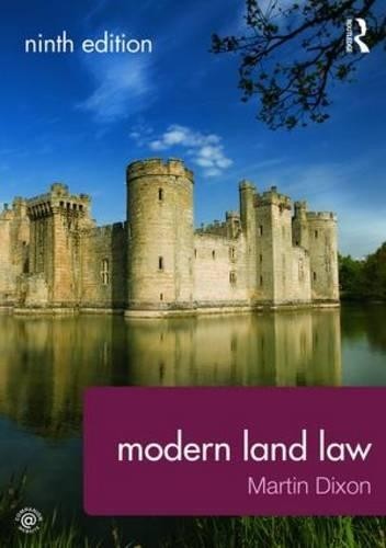 Modern land law - land, dixon