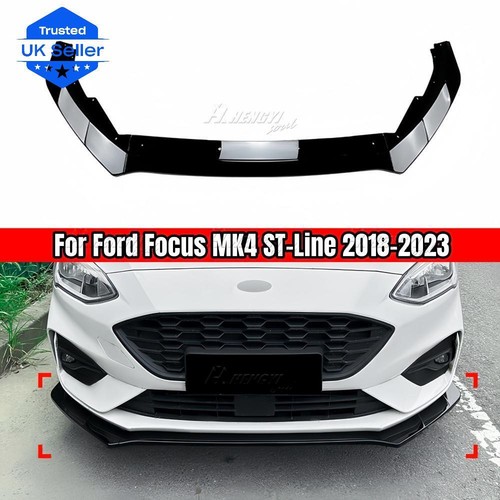 Front bumper lip - front, black