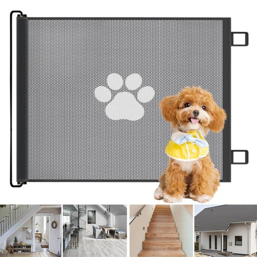Indoor mesh retractable gate - indoor,