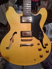 Epiphone Dot 335 Electric Guitar, Semi-Hollow, Natural
