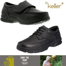 Mens Smart Casual Black Faux