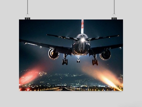 Airbus boeing poster plane - poster,