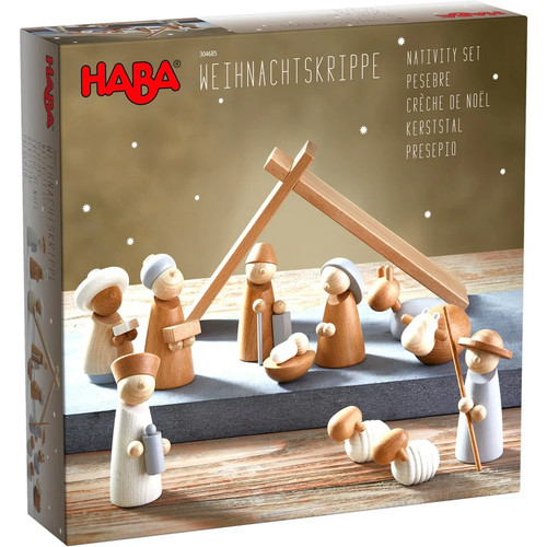 Haba wooden nativity set - wooden,