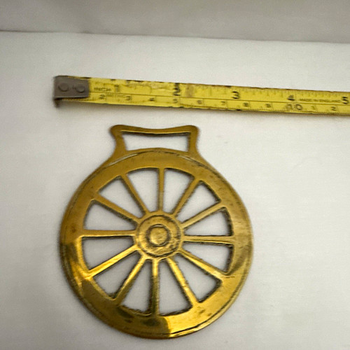 Vintage cast brass horse - vintage,