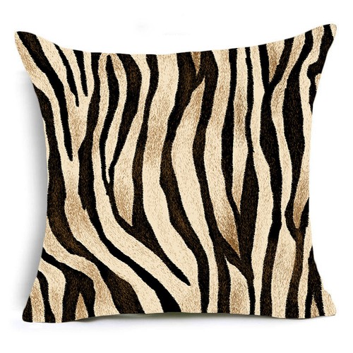 Zebra pattern sofa cute pillow - sofa,