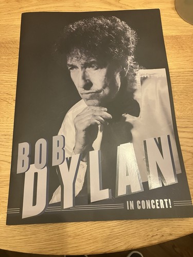 Bob dylan concert brochure - in,
