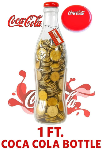 Giant coca cola money - money, bottle