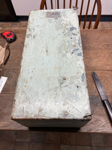 Vintage metal box - , military