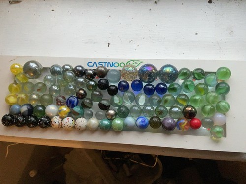 Antique marbles about 300 all - marbles,