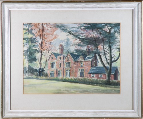 Mid 20th century watercolour - mid,