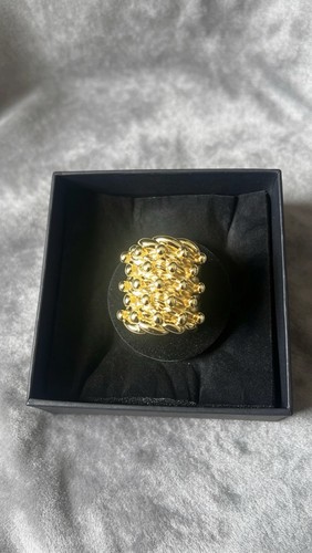 Heavy row gold plated keeper - row,