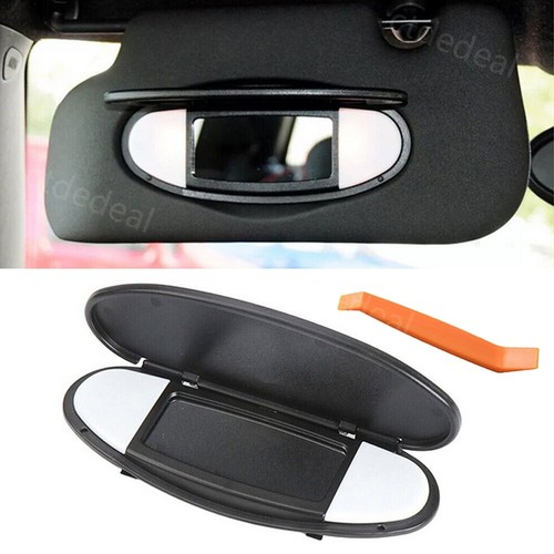 Black sun visor vanity mirror - visor,