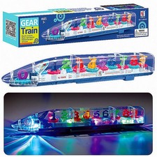 Autism Calming Sensory LED Light Train Toy with Music Special Need Kid Gift Xmas