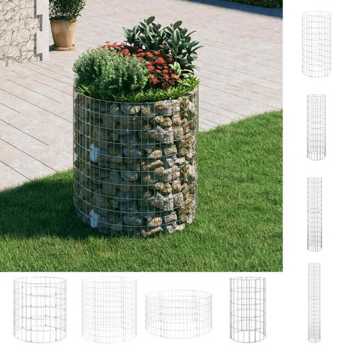 Circular gabion pole - gabion,