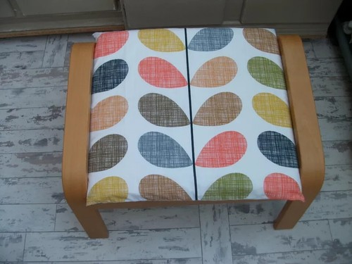 Custom made ikea poang stool - made,