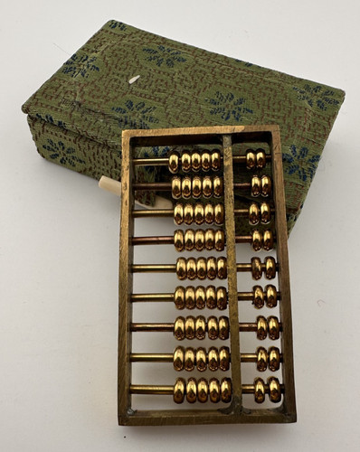 Vintage mini soroban abacus - mini,