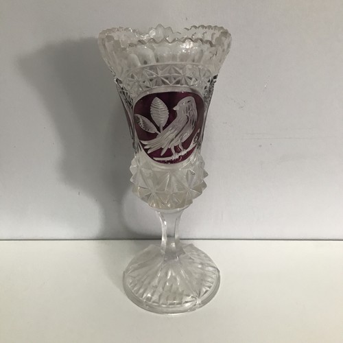 Vintage bohemian ruby cut - bohemian,