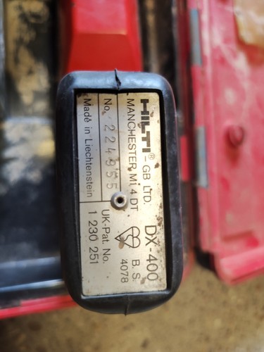 Hilti dx400 nail gun with - hilti,
