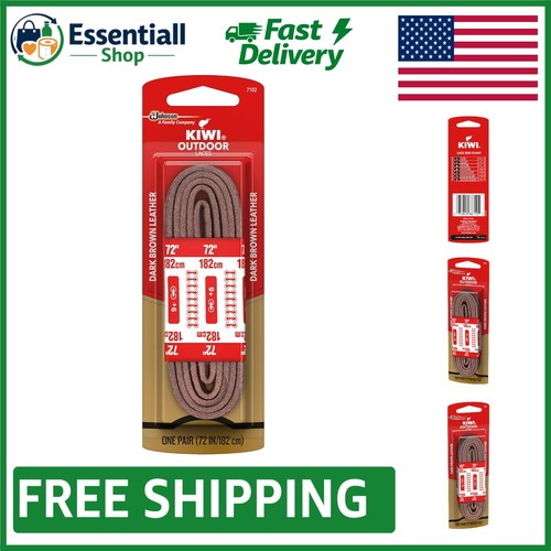 Inch brown leather laces - 72-inch,