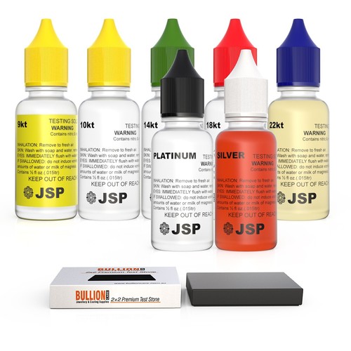 Gold silver platinum acid test - silver,