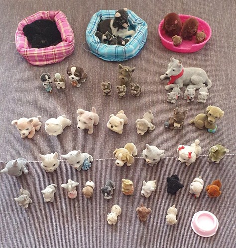 Vintage puppy pocket - vintage, in