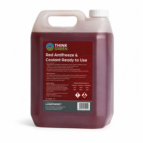 Coolant litre red - 5l, 5