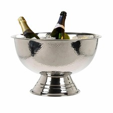 Punch bowl large hammered - bowl,