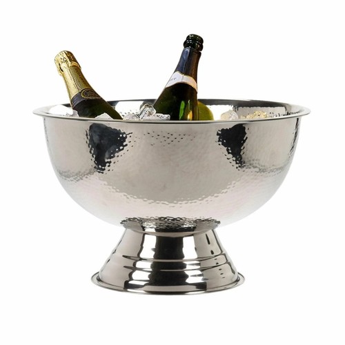 Punch bowl large - large, hammered