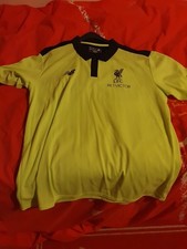 2016/17 New Balance Liverpool Fc Green And Black Polo Shirt Xxl