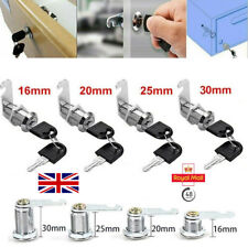 Cam Lock Locker Furniture Lock Post Mail Box Lock Camlock Cabinet Drawer Keys UK