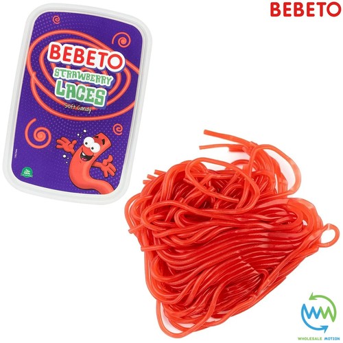 Strawberry laces sweets gummy - strawberry,