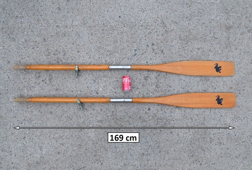 Pair jointed paddles oars - of,