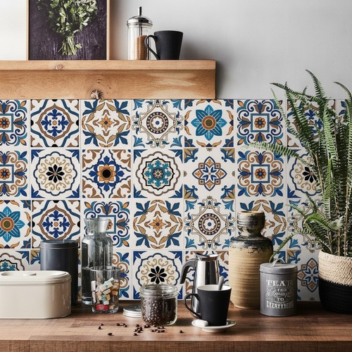 Moroccan tile stickers - tile,