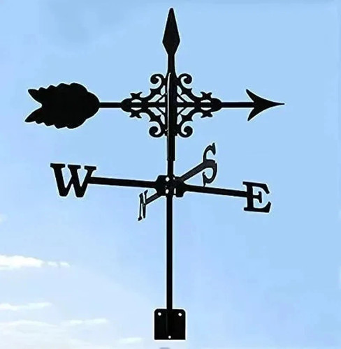 Metal witch weathervane garden - metal,