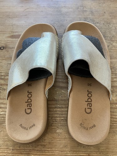 Gabor light gold metallic - metallic, slip