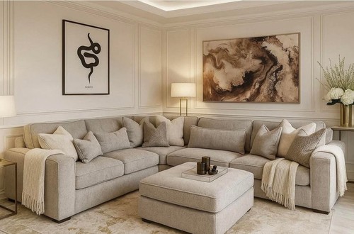 Luxury ruby corner sofa - |, 5