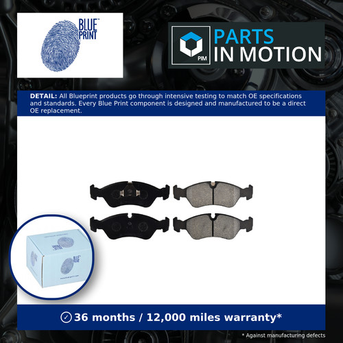 Brake pads set - set, fits