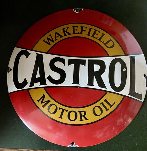 Castrol motor oil enamel - motor,