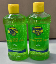 x2 230ml Banana Boat Aloe Vera Gel Moisturise Soothe Soften Skin