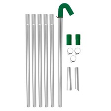 Gutter Vacuum Pole Kit 24ft Long Reach Drain Pipe Sucker Hoover