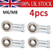 4PCS PHS FEMALE ROD END BEARING ROSE JOINT M6 M8 Right Hand THREAD NEW UK STOCK
