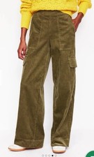 Boden Cord Pull-On Pants in Olive/Khaki Size 2