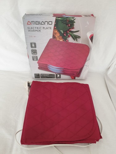 Ambiano plate warmer maroon - ambiano,