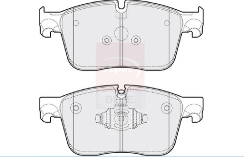 Brake pads set - brake, pd3783