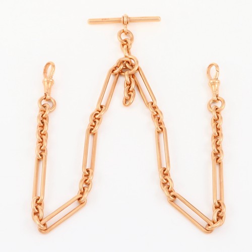 Antique 9ct gold fetter - gold,